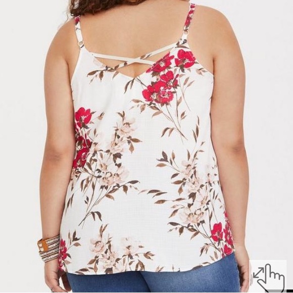 TORRID Sophie Textured Woven Double Layer Swing Cami | 2XL - Picture 3 of 15